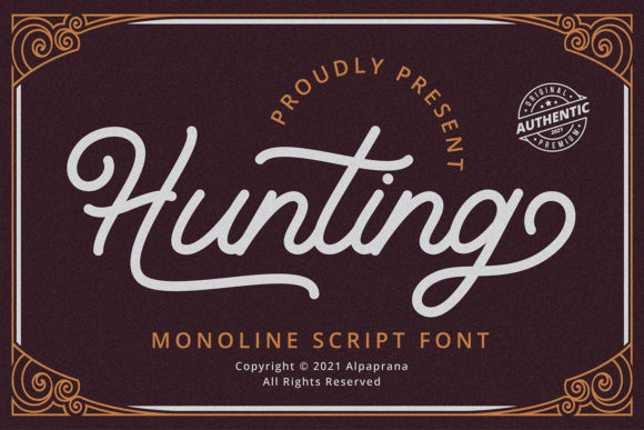 [Creativefabrica] Hunting Font_0.jpg
